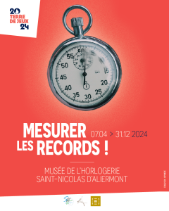 affiche exposition Mesurer les records